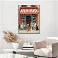 Picture of Paws and Pastries  _GroupedProduct_Rectangle_Portrait_Canvas_Framed_
