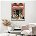 Picture of Paws and Pastries  _GroupedProduct_Rectangle_Portrait_Canvas_Framed_