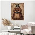 Picture of The Renaissance Black Bear _GroupedProduct_Rectangle_Portrait_Unframed_Print_Only_
