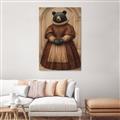 Picture of The Renaissance Black Bear _GroupedProduct_Rectangle_Portrait_Unframed_Print_Only_