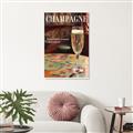 Picture of A Glass of Champagne _GroupedProduct_Rectangle_Portrait_Unframed_Print_Only_