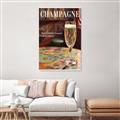 Picture of A Glass of Champagne _GroupedProduct_Rectangle_Portrait_Unframed_Print_Only_