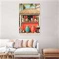Picture of Cats and Coconuts _GroupedProduct_Rectangle_Portrait_Unframed_Print_Only_