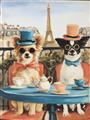Picture of Tea Time at the Tower _GroupedProduct_Rectangle_Portrait_Unframed_Print_Only_