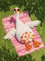 Picture of The Tanning Duck _GroupedProduct_Rectangle_Portrait_Unframed_Print_Only_
