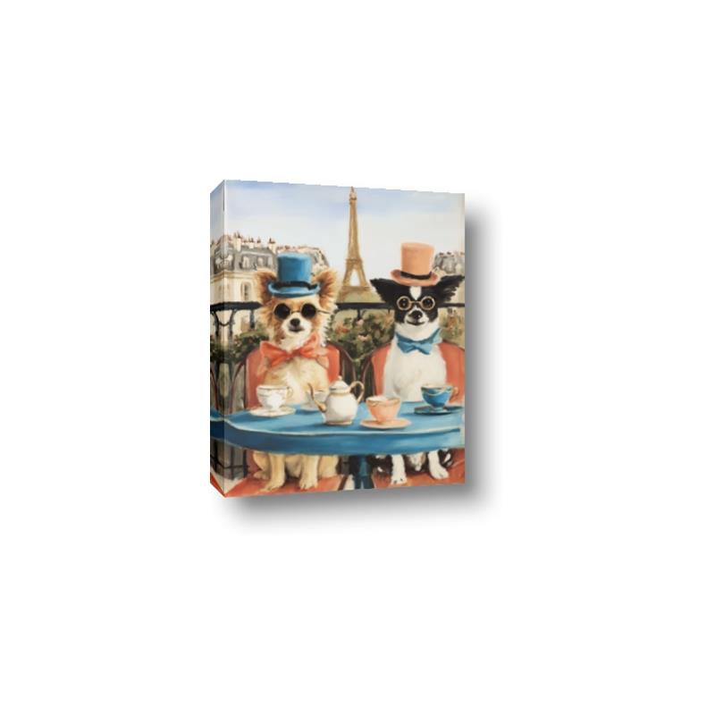 Picture of Tea Time at the Tower _GroupedProduct_Rectangle_Portrait_Canvas_