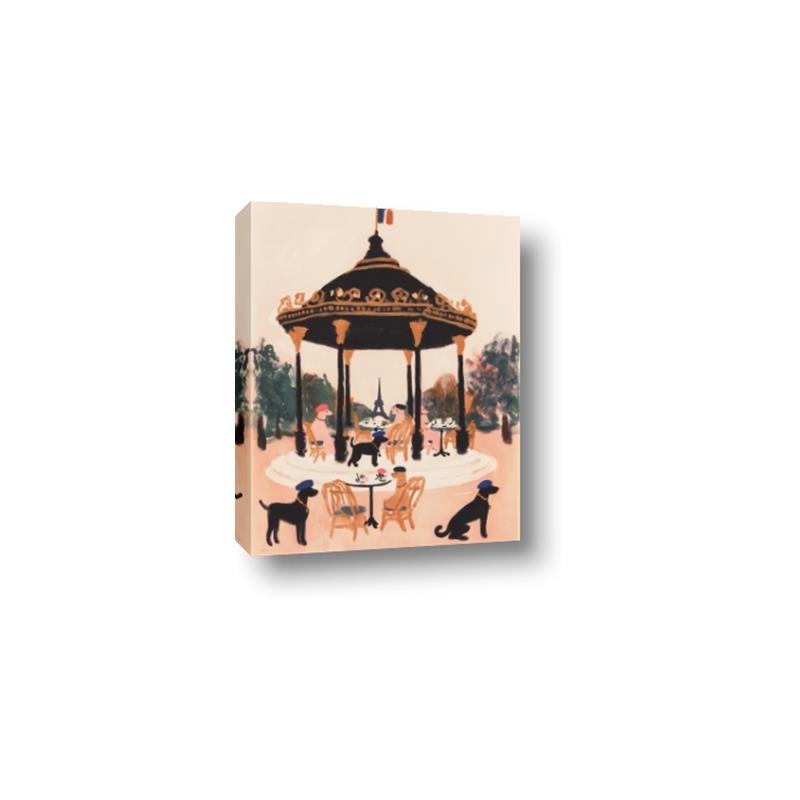 Picture of Le Petit Chien Tea Party _GroupedProduct_Rectangle_Portrait_Canvas_