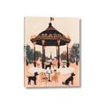 Picture of Le Petit Chien Tea Party _GroupedProduct_Rectangle_Portrait_Canvas_