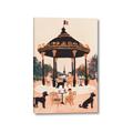 Picture of Le Petit Chien Tea Party _GroupedProduct_Rectangle_Portrait_Canvas_