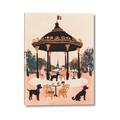 Picture of Le Petit Chien Tea Party _GroupedProduct_Rectangle_Portrait_Canvas_