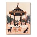 Picture of Le Petit Chien Tea Party _GroupedProduct_Rectangle_Portrait_Canvas_