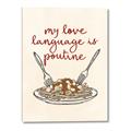Picture of My Love Language is Poutine _GroupedProduct_Rectangle_Portrait_Canvas_