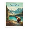 Picture of Canadian Brown Bear _GroupedProduct_Rectangle_Portrait_Canvas_