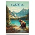 Picture of Canadian Brown Bear _GroupedProduct_Rectangle_Portrait_Canvas_