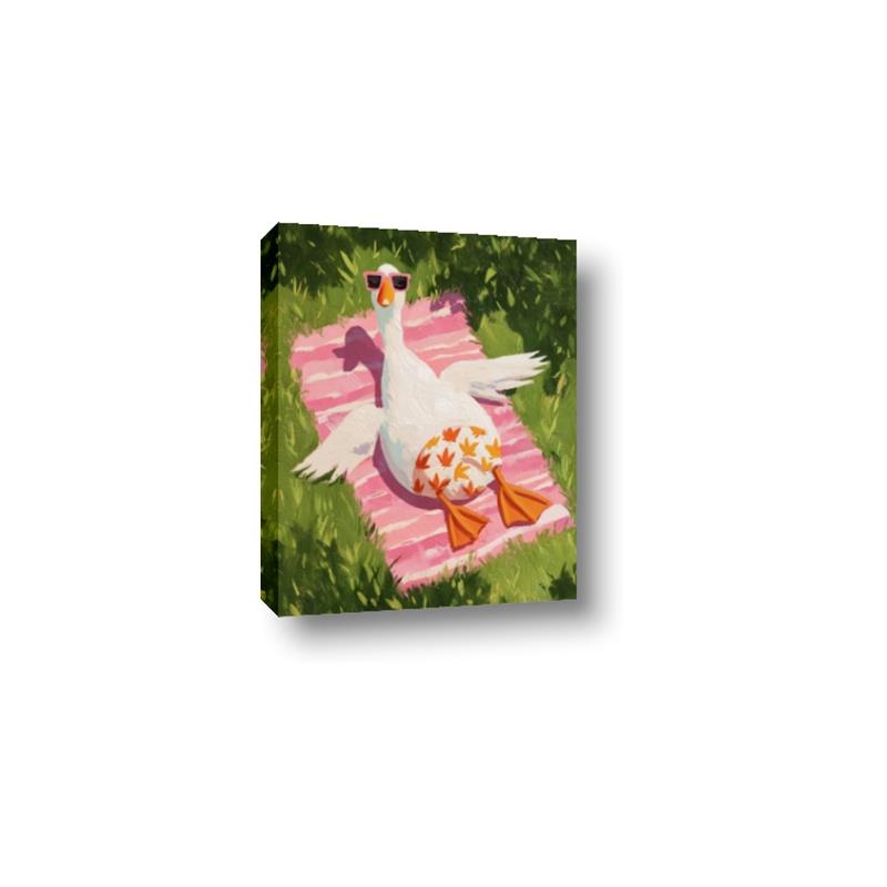 Picture of The Tanning Duck _GroupedProduct_Rectangle_Portrait_Canvas_