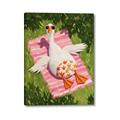 Picture of The Tanning Duck _GroupedProduct_Rectangle_Portrait_Canvas_