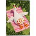 Picture of The Tanning Duck _GroupedProduct_Rectangle_Portrait_Canvas_