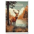 Picture of Canadian Deer _GroupedProduct_Rectangle_Portrait_Canvas_