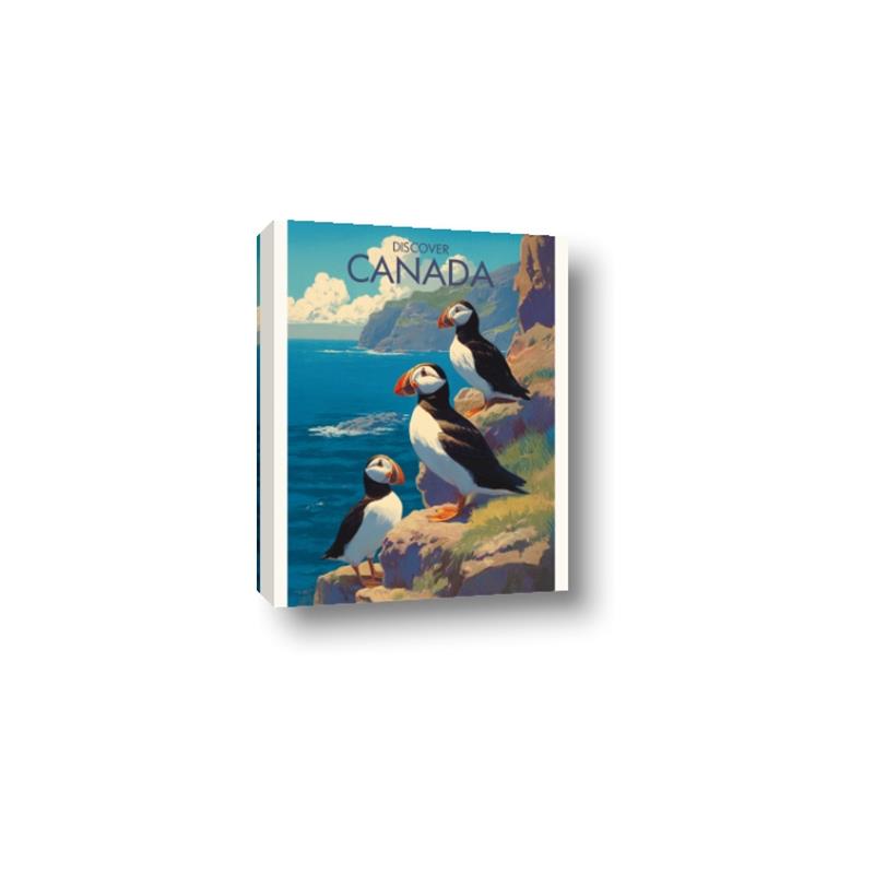 Picture of Perched Above the Blue _GroupedProduct_Rectangle_Portrait_Canvas_