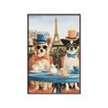 Picture of Tea Time at the Tower _GroupedProduct_Rectangle_Portrait_Canvas_Framed_