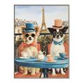 Picture of Tea Time at the Tower _GroupedProduct_Rectangle_Portrait_Canvas_Framed_