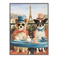 Picture of Tea Time at the Tower _GroupedProduct_Rectangle_Portrait_Canvas_Framed_