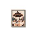 Picture of Le Petit Chien Tea Party _GroupedProduct_Rectangle_Portrait_Canvas_Framed_