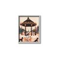 Picture of Le Petit Chien Tea Party _GroupedProduct_Rectangle_Portrait_Canvas_Framed_