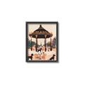 Picture of Le Petit Chien Tea Party _GroupedProduct_Rectangle_Portrait_Canvas_Framed_
