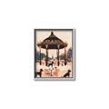 Picture of Le Petit Chien Tea Party _GroupedProduct_Rectangle_Portrait_Canvas_Framed_