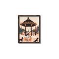 Picture of Le Petit Chien Tea Party _GroupedProduct_Rectangle_Portrait_Canvas_Framed_