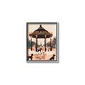 Picture of Le Petit Chien Tea Party _GroupedProduct_Rectangle_Portrait_Canvas_Framed_