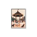 Picture of Le Petit Chien Tea Party _GroupedProduct_Rectangle_Portrait_Canvas_Framed_