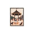 Picture of Le Petit Chien Tea Party _GroupedProduct_Rectangle_Portrait_Canvas_Framed_