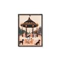 Picture of Le Petit Chien Tea Party _GroupedProduct_Rectangle_Portrait_Canvas_Framed_