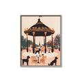 Picture of Le Petit Chien Tea Party _GroupedProduct_Rectangle_Portrait_Canvas_Framed_