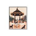 Picture of Le Petit Chien Tea Party _GroupedProduct_Rectangle_Portrait_Canvas_Framed_