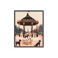Picture of Le Petit Chien Tea Party _GroupedProduct_Rectangle_Portrait_Canvas_Framed_