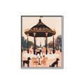 Picture of Le Petit Chien Tea Party _GroupedProduct_Rectangle_Portrait_Canvas_Framed_