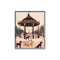 Picture of Le Petit Chien Tea Party _GroupedProduct_Rectangle_Portrait_Canvas_Framed_