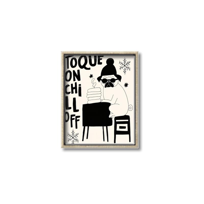 Picture of Toque on, Chill Off _GroupedProduct_Rectangle_Portrait_Canvas_Framed_