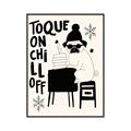 Picture of Toque on, Chill Off _GroupedProduct_Rectangle_Portrait_Canvas_Framed_