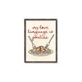 Picture of My Love Language is Poutine _GroupedProduct_Rectangle_Portrait_Canvas_Framed_