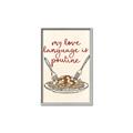 Picture of My Love Language is Poutine _GroupedProduct_Rectangle_Portrait_Canvas_Framed_
