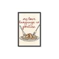 Picture of My Love Language is Poutine _GroupedProduct_Rectangle_Portrait_Canvas_Framed_