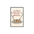 Picture of My Love Language is Poutine _GroupedProduct_Rectangle_Portrait_Canvas_Framed_