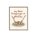 Picture of My Love Language is Poutine _GroupedProduct_Rectangle_Portrait_Canvas_Framed_
