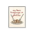 Picture of My Love Language is Poutine _GroupedProduct_Rectangle_Portrait_Canvas_Framed_