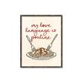 Picture of My Love Language is Poutine _GroupedProduct_Rectangle_Portrait_Canvas_Framed_