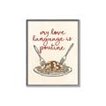 Picture of My Love Language is Poutine _GroupedProduct_Rectangle_Portrait_Canvas_Framed_
